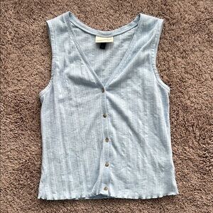 Universal Thread Sky Blue Sleeveless Blouse